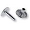Rivetto con foro in acciaio zincato 12mm